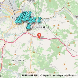 Mappa Via della Torricella, 50012 Bagno a Ripoli FI, Italia (4.9335)