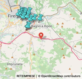 Mappa Via Antella, 50012 Antella FI, Italia (5.01053)