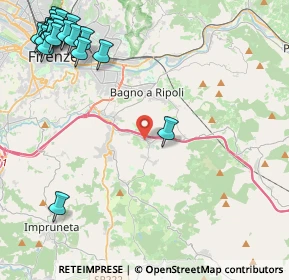 Mappa Via Antella, 50012 Antella FI, Italia (6.6115)