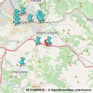 Mappa Via Antella, 50012 Antella FI, Italia (5.38455)
