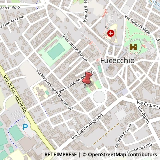 Mappa Via Arcivescovo Ruffino, 2A 2B, 50054 Fucecchio, Firenze (Toscana)