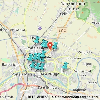 Mappa SS 12, 56127 Pisa PI (1.58)