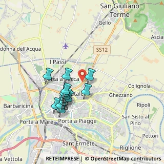 Mappa SS 12, 56127 Pisa PI (1.57286)