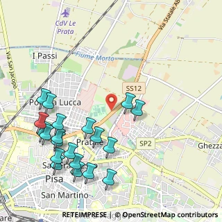 Mappa SS 12, 56127 Pisa PI (1.282)