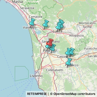 Mappa Ghezzano, 56100 Pisa PI, Italia (12.40636)