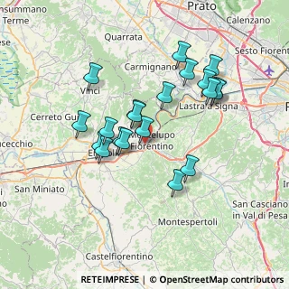 Mappa Via I Maggio, 50056 Montelupo Fiorentino FI, Italia (6.6165)