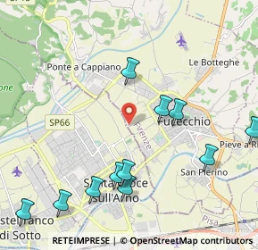 Mappa Via di Stieta, 50054 Fucecchio FI, Italia (2.49364)