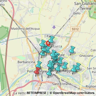 Mappa Via Piero Gobetti, 56123 Pisa PI, Italia (1.8645)
