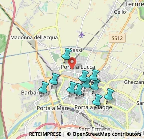 Mappa Via Piero Gobetti, 56123 Pisa PI, Italia (1.69545)