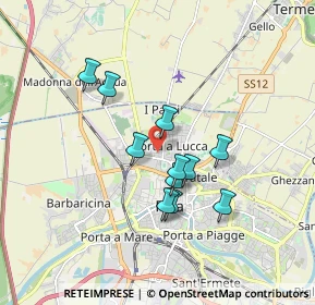 Mappa Via Piero Gobetti, 56123 Pisa PI, Italia (1.46091)