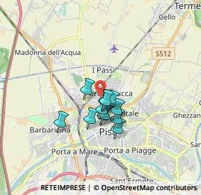 Mappa Via Piero Gobetti, 56123 Pisa PI, Italia (1.1225)