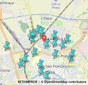 Mappa Via Piero Gobetti, 56021 Pisa PI, Italia (0.9795)