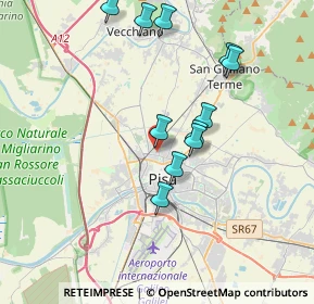 Mappa Via Piero Gobetti, 56021 Pisa PI, Italia (3.62)