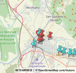 Mappa Via Piero Gobetti, 56021 Pisa PI, Italia (3.46727)
