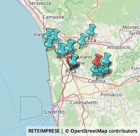 Mappa Via Piero Gobetti, 56123 Pisa PI, Italia (9.711)