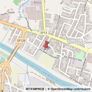 Mappa Via Piave, 22, 50059 Spicchio-Sovigliana FI, Italia, 50059 Vinci, Firenze (Toscana)