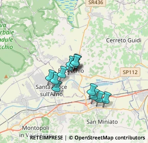 Mappa Via F. Pacchi, 50054 Fucecchio FI, Italia (2.34231)