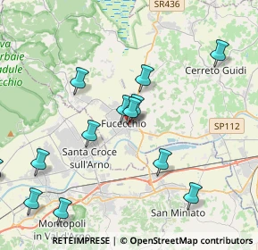 Mappa Via F. Pacchi, 50054 Fucecchio FI, Italia (5.156)