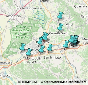 Mappa Via F. Pacchi, 50054 Fucecchio FI, Italia (7.946)