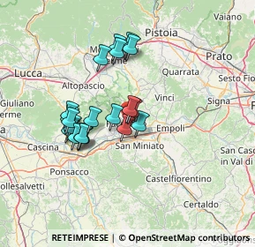 Mappa Via F. Pacchi, 50054 Fucecchio FI, Italia (11.932)