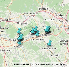 Mappa Via F. Pacchi, 50054 Fucecchio FI, Italia (11.224)