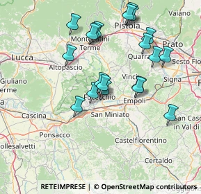 Mappa Via F. Pacchi, 50054 Fucecchio FI, Italia (15.117)