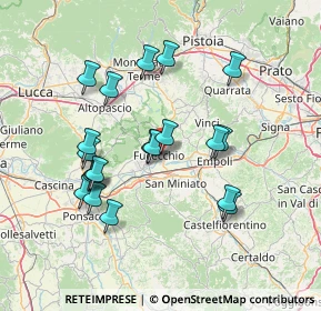 Mappa Via F. Pacchi, 50054 Fucecchio FI, Italia (14.217)