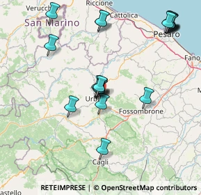 Mappa Via S. Bernardino, 61029 Urbino PU, Italia (17.6385)