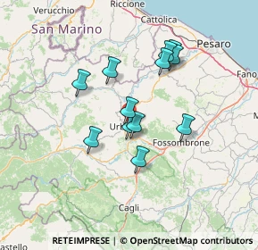 Mappa Via S. Bernardino, 61029 Urbino PU, Italia (11.3675)