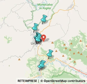 Mappa Via S. Bernardino, 61029 Urbino PU, Italia (2.41333)