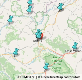 Mappa Via S. Bernardino, 61029 Urbino PU, Italia (9.71727)