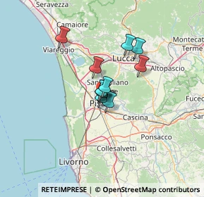 Mappa Via Carducci Giosue loc la fontina s.g, 56017 San Giuliano Terme PI, Italia (7.65636)