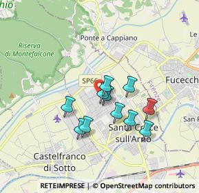 Mappa Via E.Fermi, 56029 Santa Croce sull'Arno PI, Italia (1.37091)