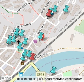 Mappa Piazza dei Martiri della Libertà, 50067 Rignano sull'Arno FI, Italia (0.154)