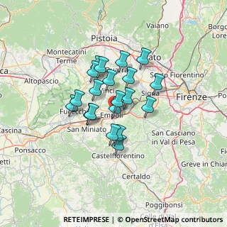 Mappa Via Vittorio Alfieri, 50053 Empoli FI, Italia (9.7505)