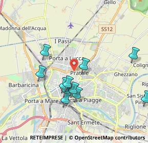 Mappa Via F. Buonarroti, 56127 Pisa PI, Italia (2.09333)