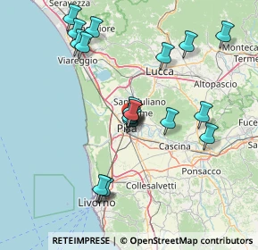 Mappa Via F. Buonarroti, 56127 Pisa PI, Italia (14.8245)