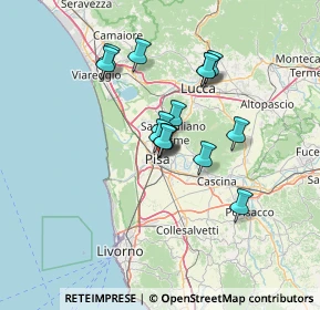 Mappa Via F. Buonarroti, 56127 Pisa PI, Italia (10.38533)