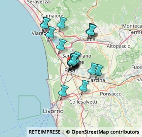 Mappa Via F. Buonarroti, 56127 Pisa PI, Italia (9.3105)