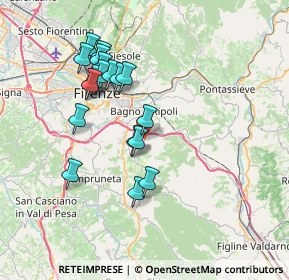 Mappa Via di Pulicciano, 50012 Antella FI, Italia (7.04474)