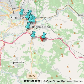 Mappa Via di Pulicciano, 50012 Antella FI, Italia (4.34727)