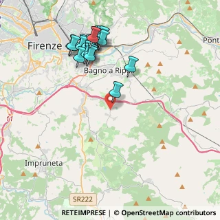 Mappa Via di Pulicciano, 50012 Antella FI, Italia (4.4735)