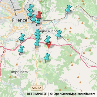 Mappa Via di Pulicciano, 50012 Antella FI, Italia (4.30571)