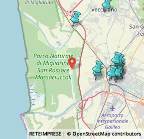 Mappa Località Cascine Vecchie, 56122 Pisa PI, Italia (4.72385)