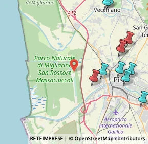 Mappa Località Cascine Vecchie, 56122 Pisa PI, Italia (5.57455)