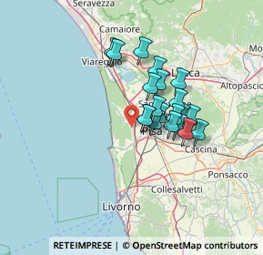 Mappa Località Cascine Vecchie, 56122 Pisa PI, Italia (10.1135)