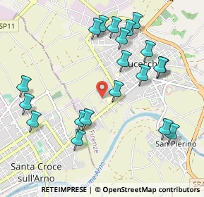 Mappa Via Padre Vincenzo Checchi, 50054 Fucecchio FI, Italia (1.129)