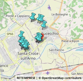 Mappa Via Padre Vincenzo Checchi, 50054 Fucecchio FI, Italia (1.47)