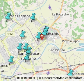 Mappa Via Padre Vincenzo Checchi, 50054 Fucecchio FI, Italia (2.2175)