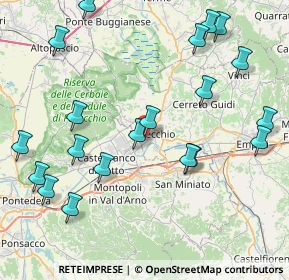 Mappa Via Padre Vincenzo Checchi, 50054 Fucecchio FI, Italia (10.0575)